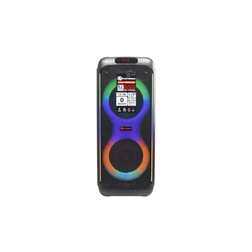 Corneta recargable 10" USB pantalla LED 100W Sj Electronics