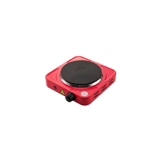 Cocinita electrica 1 hornilla 1000W rojo Jaguar