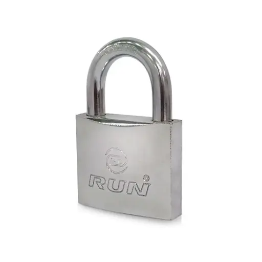 Candado de hierro cromado Run