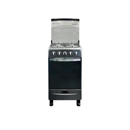 Cocina a gas 20" de piso 4 hornillas acero inoxidable EF-60009GH(SS) Premier
