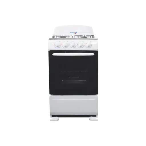 Cocina a gas 50cm 4 hornillas Blanca Regina