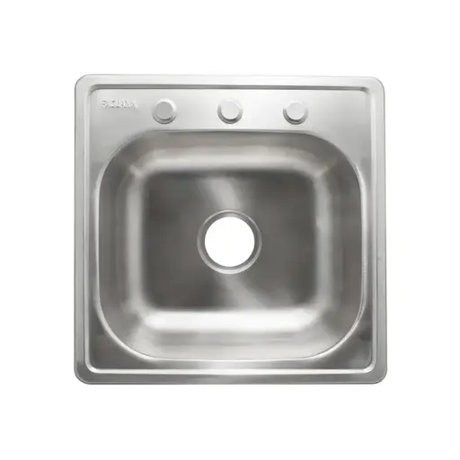 Fregadero una tina 480x480x150 acero inoxidable Faguax