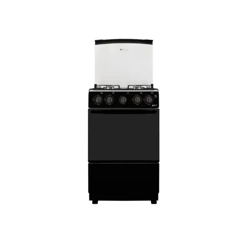 Cocina a gas 20" 4h encendido automatico negro Gplus