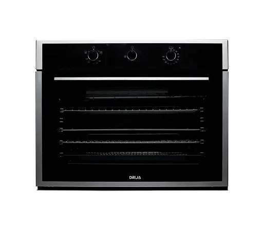 Horno p/empotrar a gas roma 76cm (30")  110-120v acero Drija